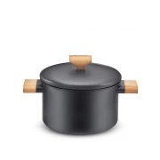 Кастрюля Ocooker Circle Kitchen Uncoated Iron Soup Pot 3750 ml 20 cm