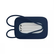 Силиконовая бирка на чемодан , Dark blue