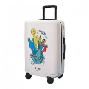 Чемодан 90 Points Sesame Street 20", White